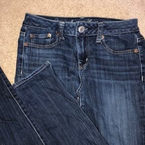 Dark wash jeans!